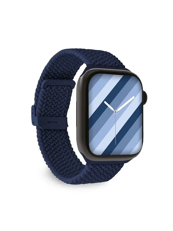 CASE&ME SBS Loop armband för Apple Watch 42/44/45/49mm - Blå