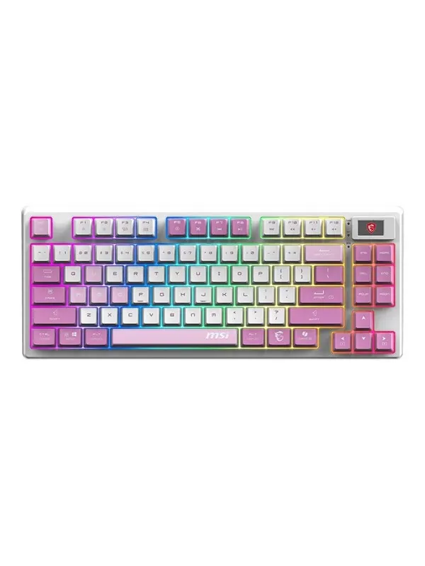 MSI FORGE GK600 - Gaming Tangentbord - Engelska (US) - Vit