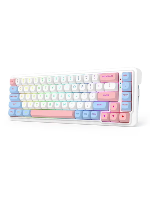 REDRAGON K709WBP-RGB-PRO NOVA keyboard - Gaming Tangentbord - Engelska (US) - Vit