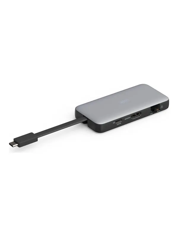 DIGITUS Travel - docking station - USB-C 3.2 Gen 1 - HDMI - 1GbE