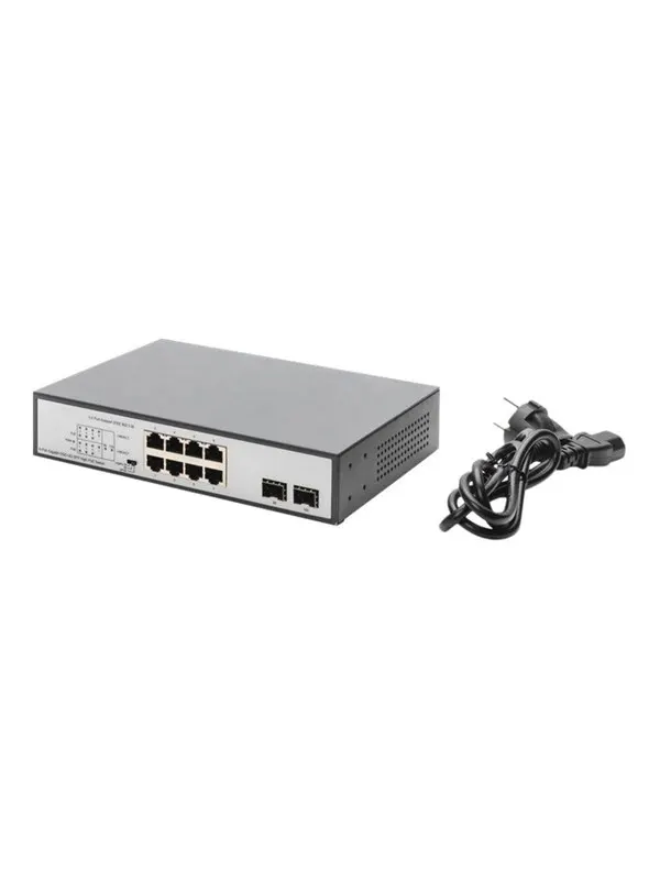 DIGITUS DN-95140 - switch - 8 ports - unmanaged - rack-mountable