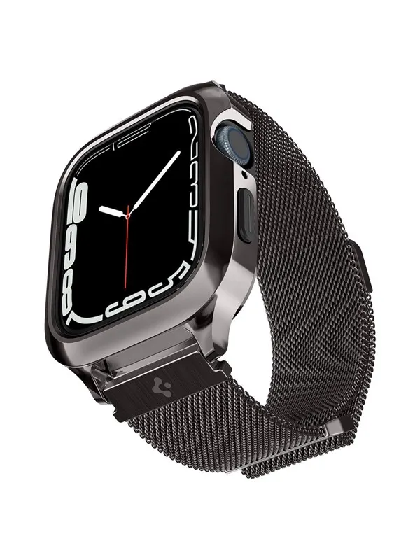 Spigen Metal Fit Pro - graphite - Apple Watch 9/8/7 45mm