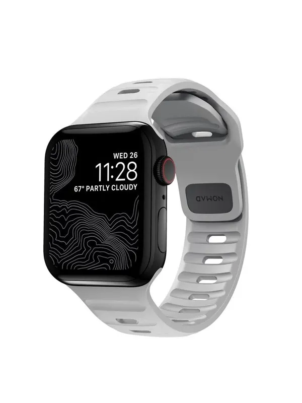 Nomad - Sport Band - 44mm/42mm | M/L | Lunar Gray | FKM | V2