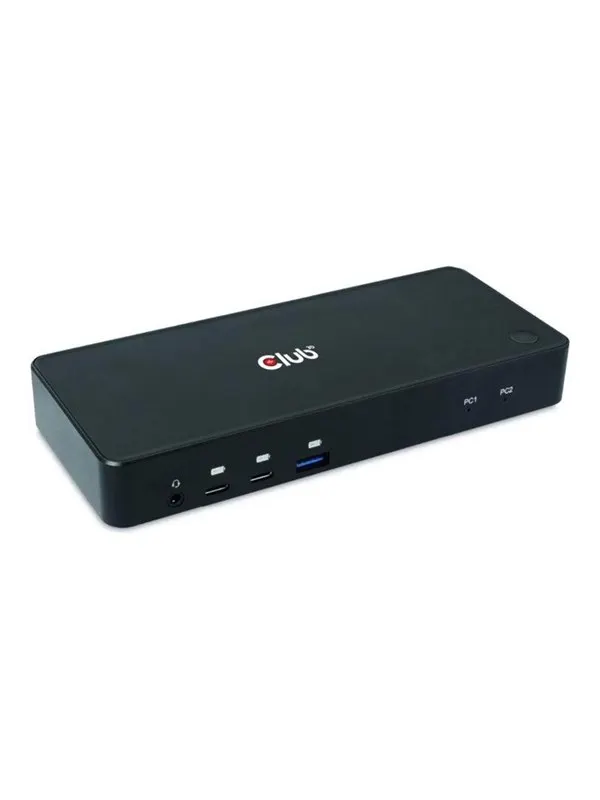 Club 3D CSV-1585 - docking station - USB-C x 2 - HDMI DP - 1GbE