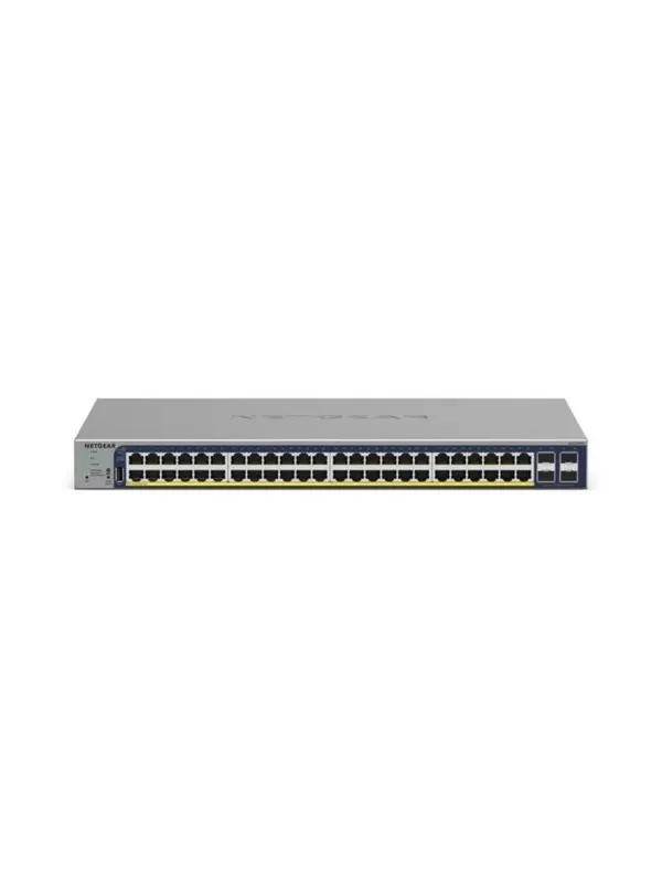 Netgear GS728TP 28-Port Gigabit Ethernet Smart Switch with 4 SFP Ports (16 PoE 8 PoE+) (192W)