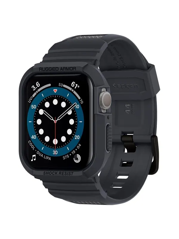Spigen Rugged Armor Pro - gray - Apple Watch 45mm/44mm
