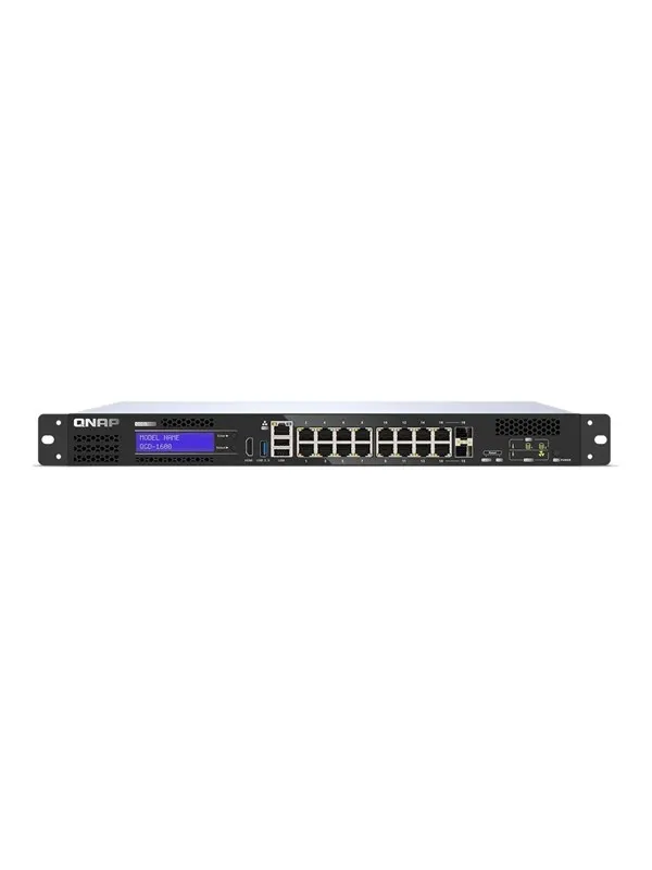 QNAP QGD-1600 - switch - 16 ports - smart - rack-mountable