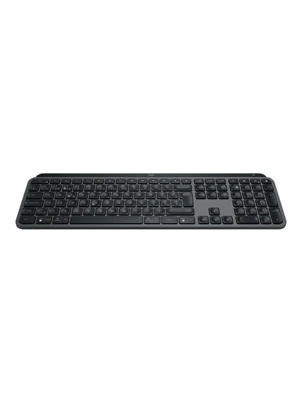 Logitech MX Keys S Graphite with palm rest - US - Tangentbord - Engelska (US) - Svart