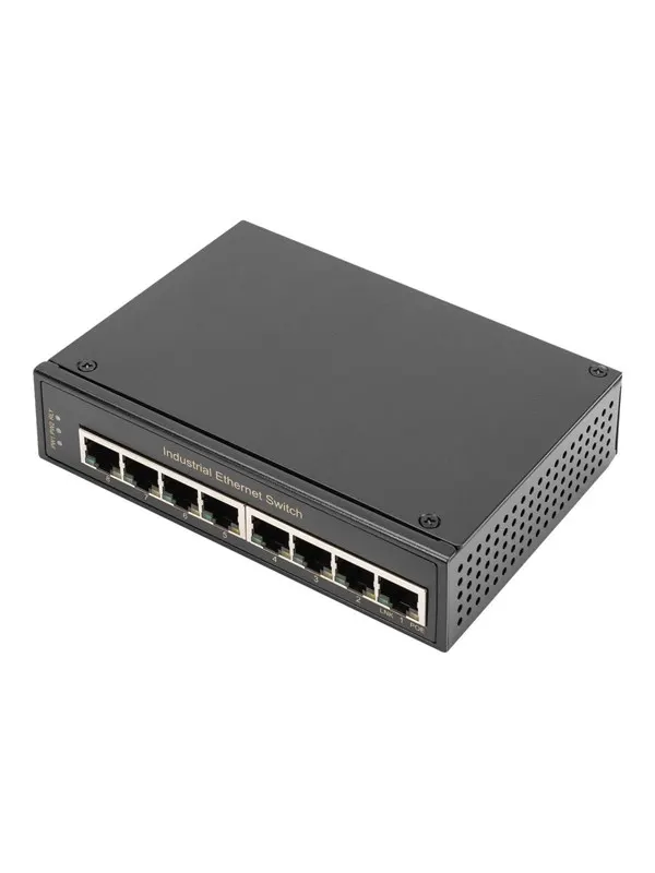 DIGITUS DN-651108 - switch - industrial gigabit - 8 ports - unmanaged