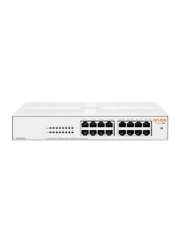 Hewlett Packard Enterprise R8R47A Networking Instant On Switch 16-Port Gigabit 1430