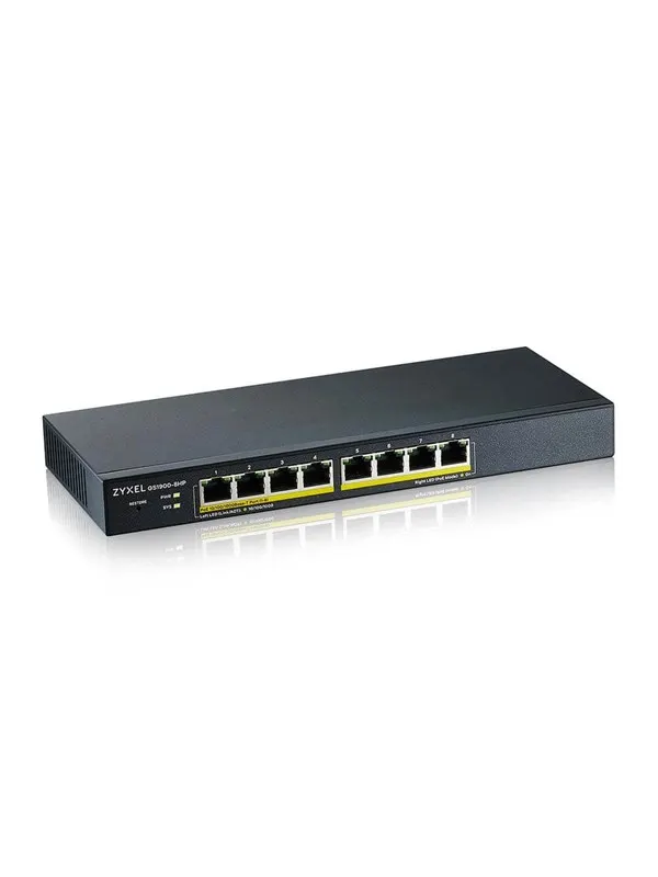 ZyXEL GS1900-8HP 8-Port GbE Smart Managed Switch PoE+ (70W)