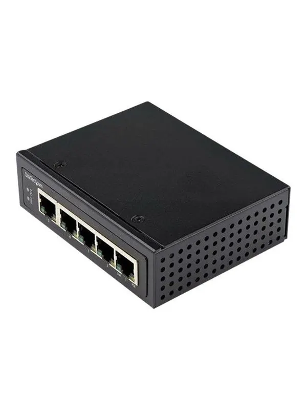StarTech.com Industrial 5 Port Gigabit PoE Switch - 30W