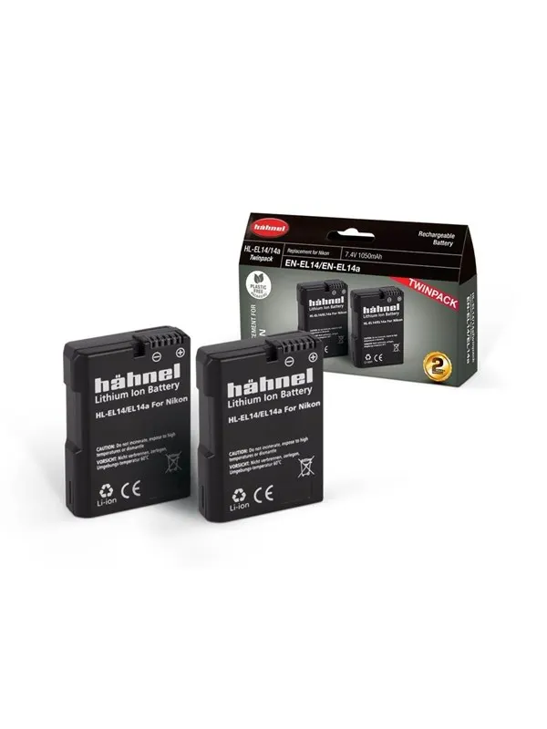 Hähnel Battery Nikon HL-EL14/14A / EN-EL14/14A Twin Pack