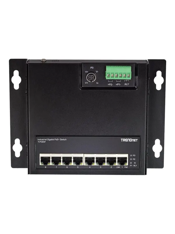 TRENDnet TI-PG80F - Industrial - switch - 8 ports - unmanaged