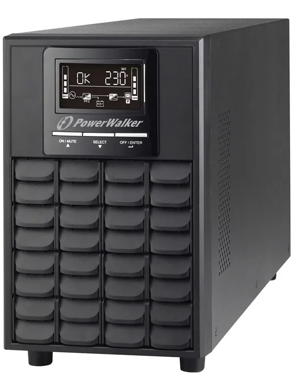 BlueWalker 10122108 - PowerWalker VFI CG PF1 - 1000VA/1000W - On-Line UPS