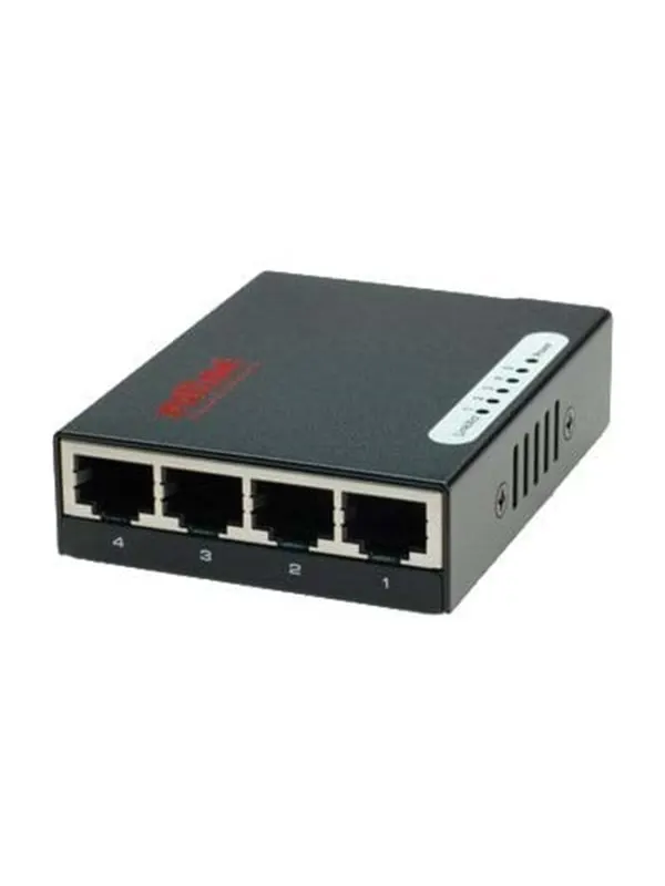 Roline Pocket Fast Ethernet Switch - switch - 5
