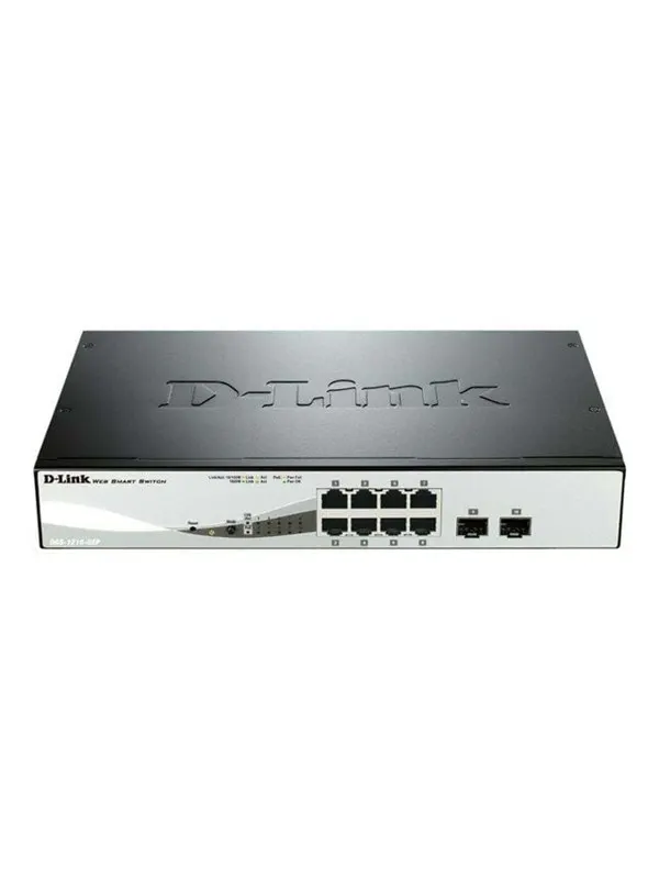 D-Link Web Smart DGS-1210-08P - switch - 8 port