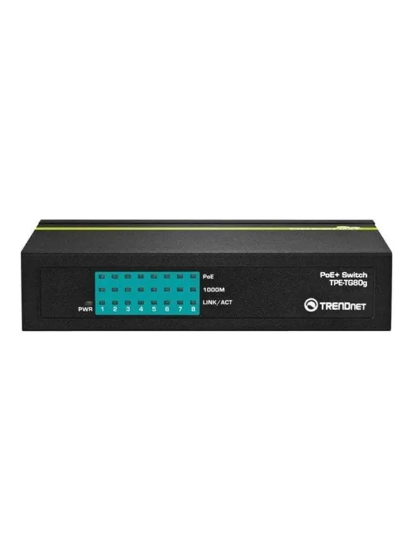 TRENDnet TPE TG80G GREENnet PoE+ Switch - switch