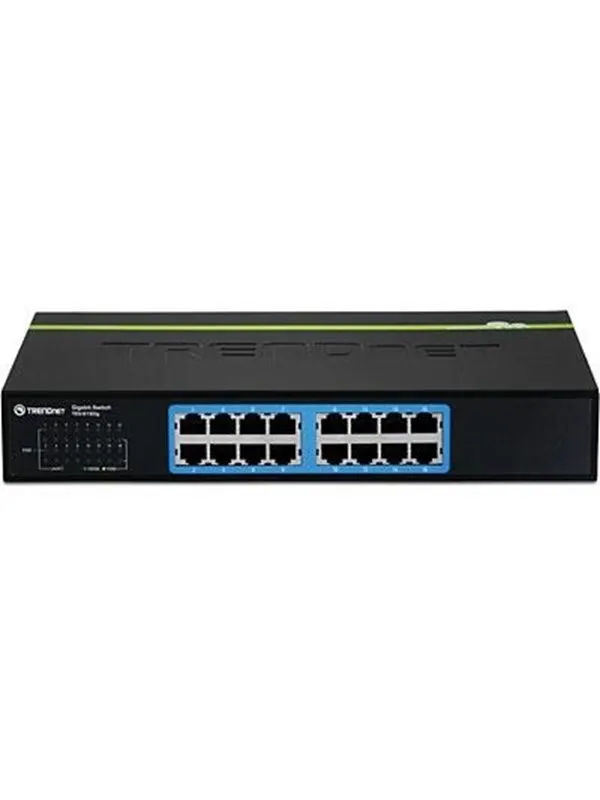 TRENDnet TEG S16Dg 16 Port Gigabit Switch Greene