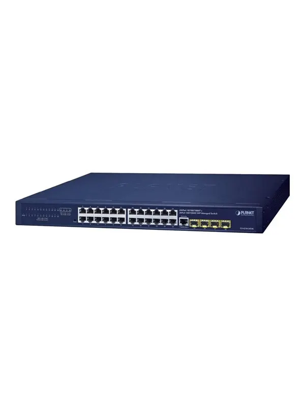 PLANET GS-4210-24T4S - switch - 28 ports - Managed - rack-mountable