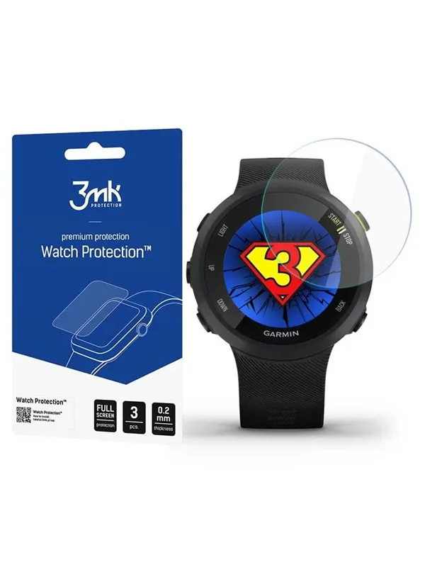 3mk Garmin Forerunner 45 - Watch Protection™ v. FlexibleGlass Lite