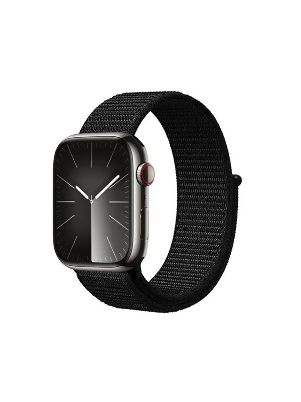 CRONG Nylon Reflex - Sport Band for Apple Watch 44/45/46/49 mm (Black)