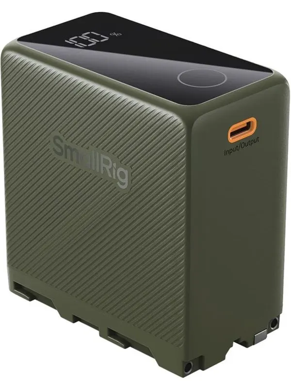 SmallRig 4577 Camera Battery USB-C Rechargeable NP-F970 Green