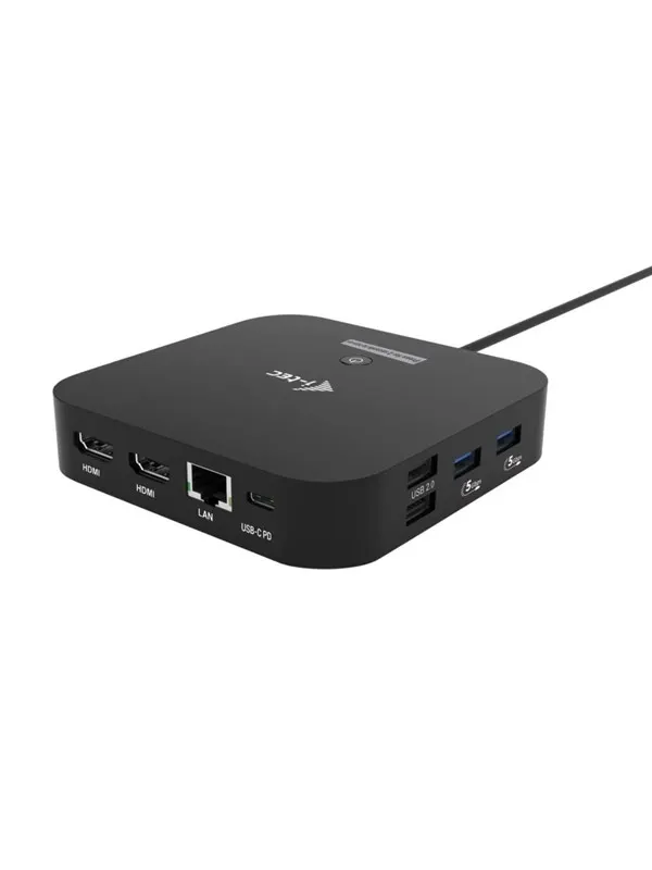 I-Tec USB-C Dual HDMI Docking Station with Power Delivery 100W