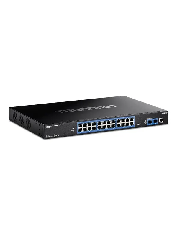 TRENDnet TI-RG262i - Version v1.0R - switch - industrial L2 - 26 ports - Managed - rack-mountable - TAA Compliant