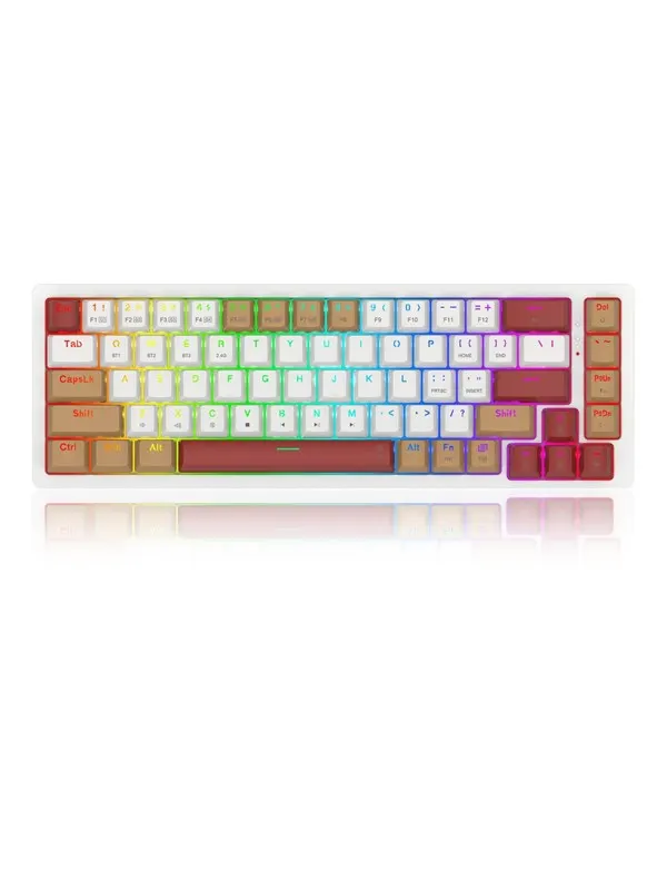 REDRAGON K677WLR-RGB-PRO Rammus keyboard - Gaming Tangentbord - Engelska (US) - Vit