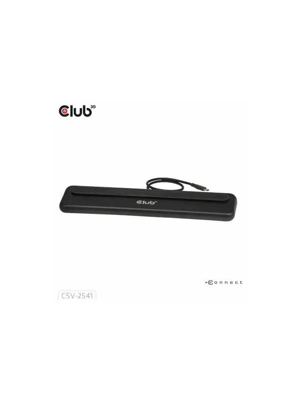 Club 3D - docking station - USB-C - 2 x HDMI DP - 1GbE
