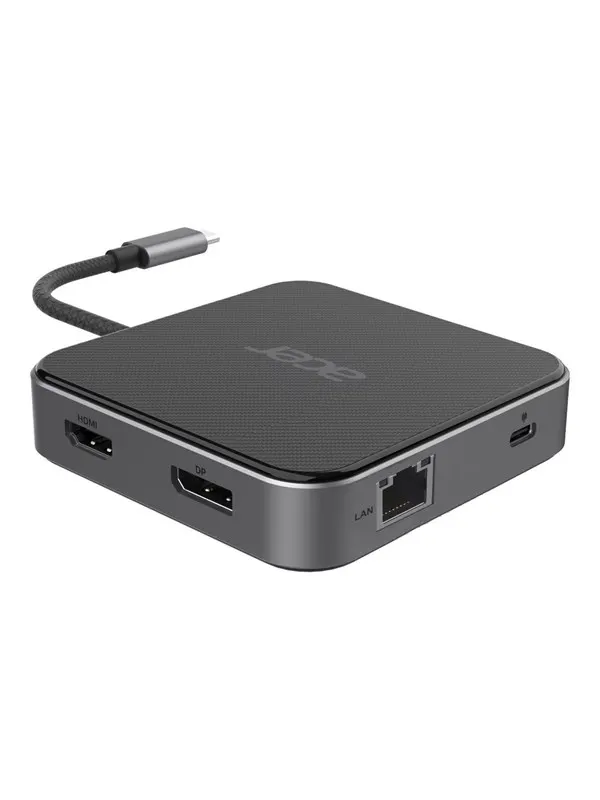 Acer 7-In-1 - docking station - USB-C - HDMI DP - 10Mb LAN