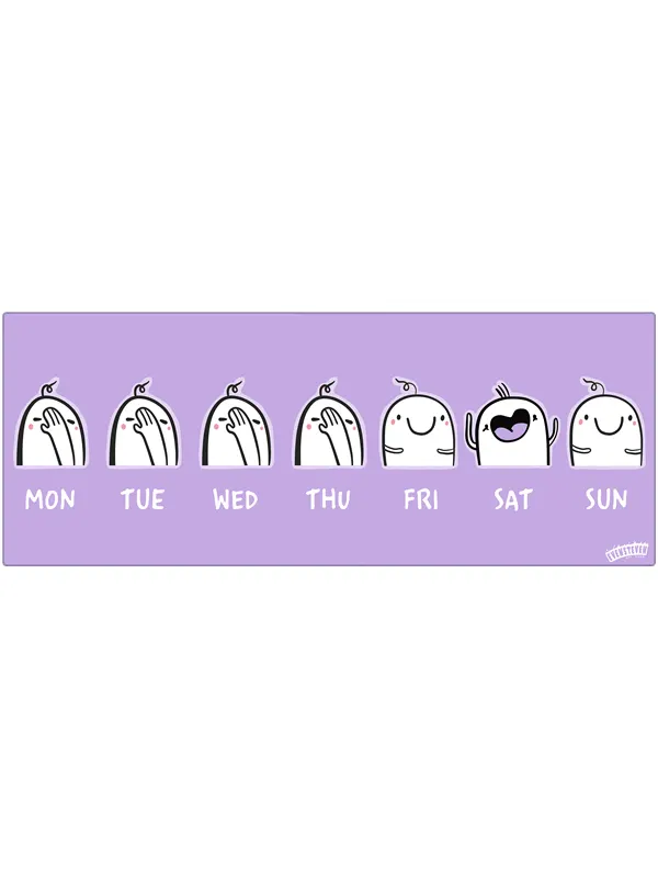 Evensteven DESKMAT WEEKDAYS