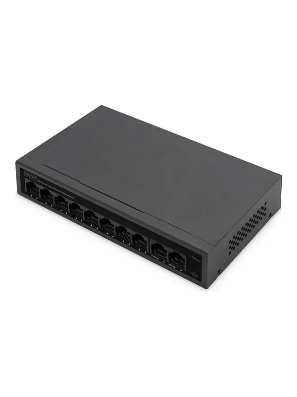 DIGITUS - switch - IEEE 802.3af IEEE 802.3at - 8 ports - unmanaged