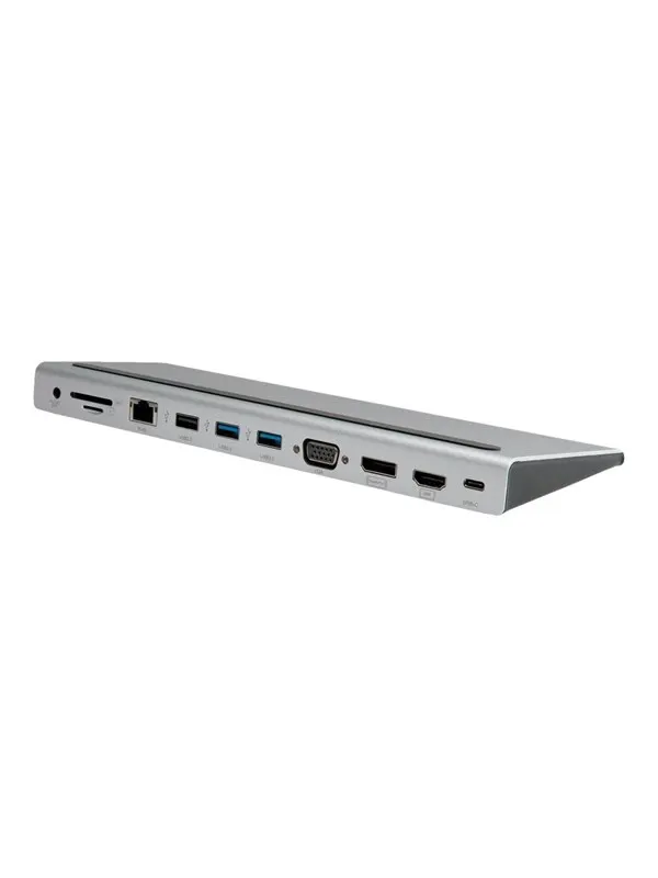 Roline VALUE - docking station - USB-C 3.2 Gen 2 - VGA HDMI DP - 1GbE
