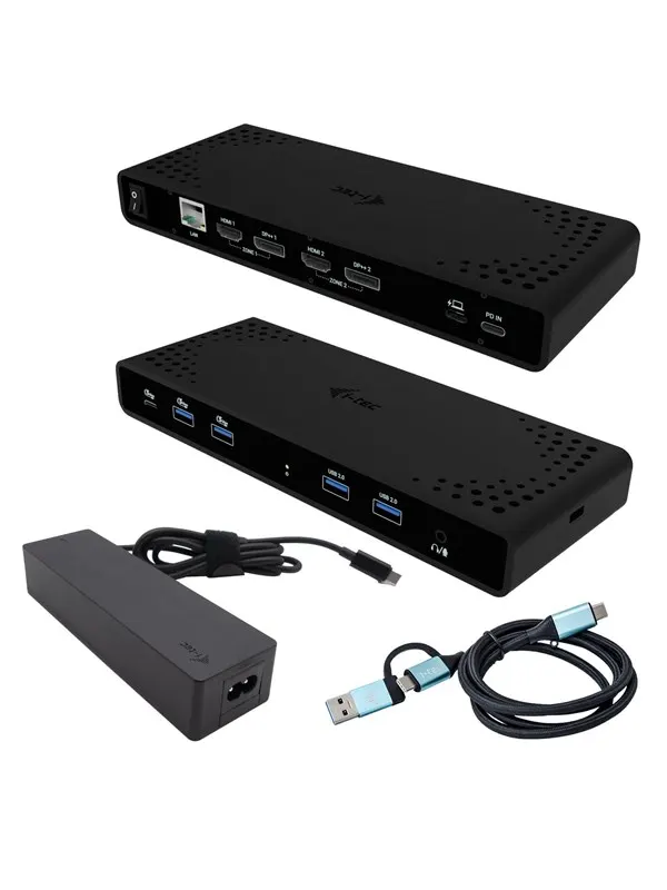 I-Tec Docking Station - USB-C/USB4 - 2-Port HDMI - 2-Port DisplayPort