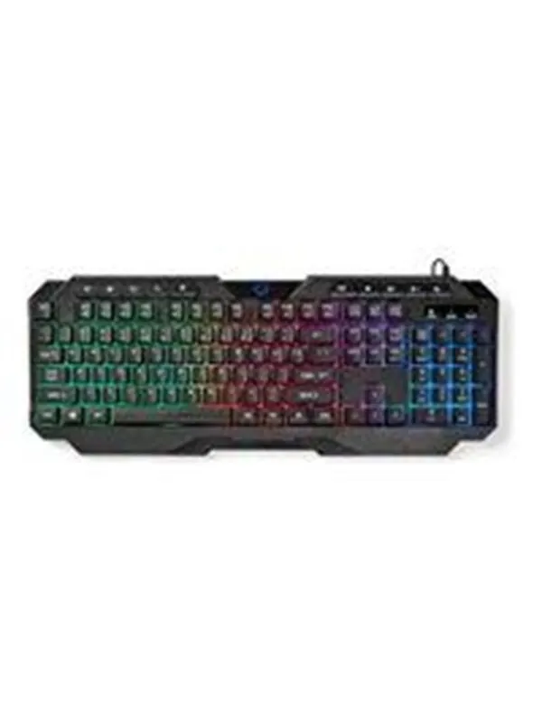 Nedis - keyboard - QWERTY - US - black Input Device - Gaming Tangentbord - Engelska (US) - Svart