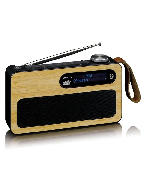 Lenco PDR-040 - DAB+ radio - Bamboo