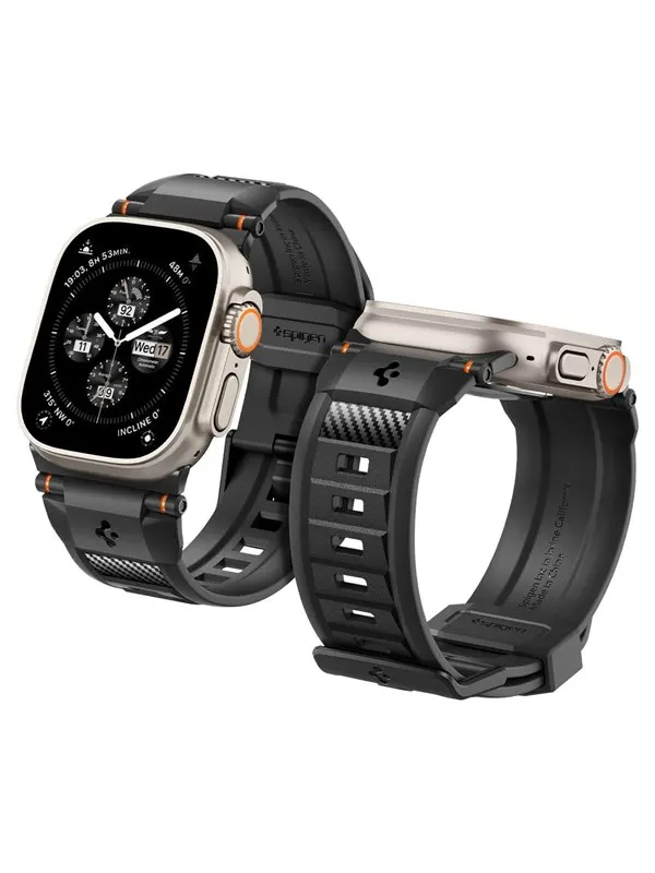 Spigen Rugged Ultra Band - matte black - Apple Watch 49mm/46mm/45mm/44mm