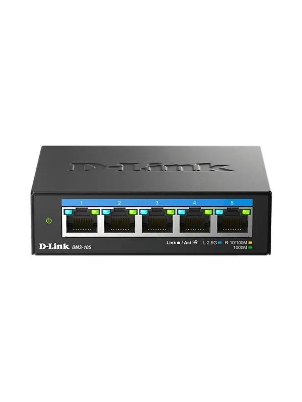 D-Link DMS-105 5-Port Multi-Gigabit Unmanaged Switch