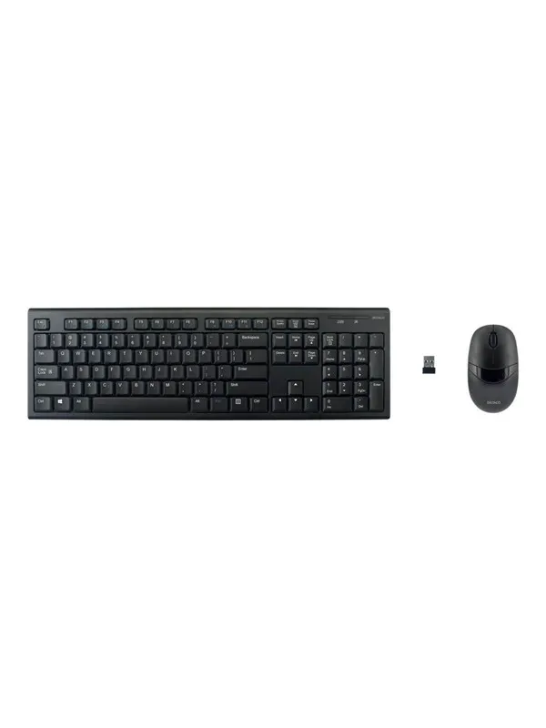 Deltaco Wireless Keyboard And Mouse (US) - Tastatur & Mus set - Engelska (US) - Svart