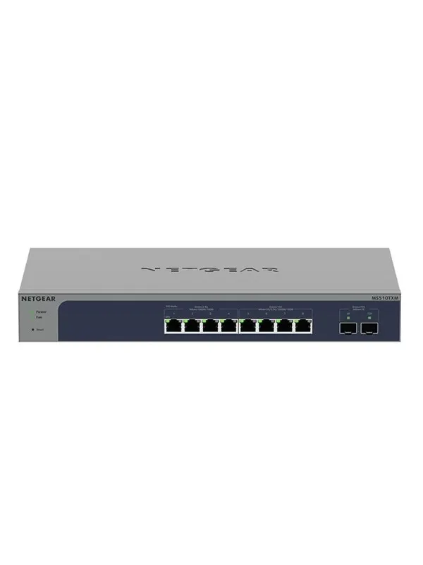 Netgear MS510TXM-100EUS 8-Port Multi-Gigabit/10G Ethernet Smart Switch with 2 SFP+ Ports