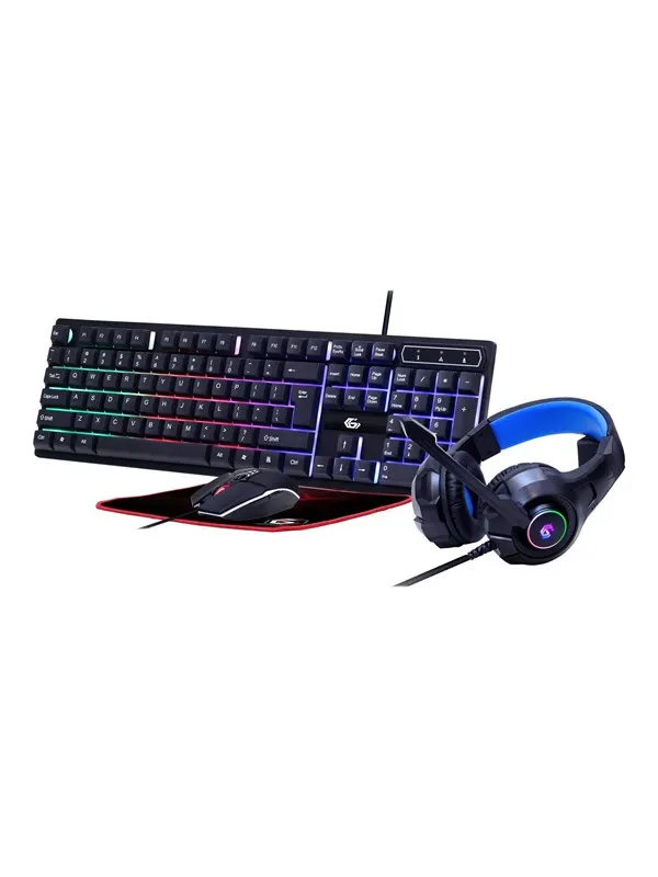 Gembird GMB Gaming Ghost - Gaming Tangentbord - Engelska (US) - Svart