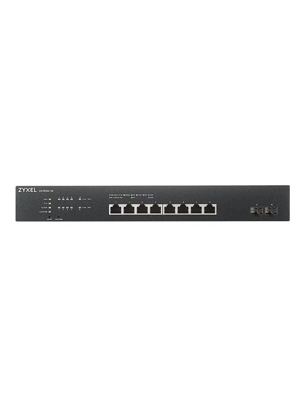 ZyXEL XS1930-10 8-Port 10G Multi-Gig Lite-L3 Smart Managed Switch with 2 10G SFP+ Uplink