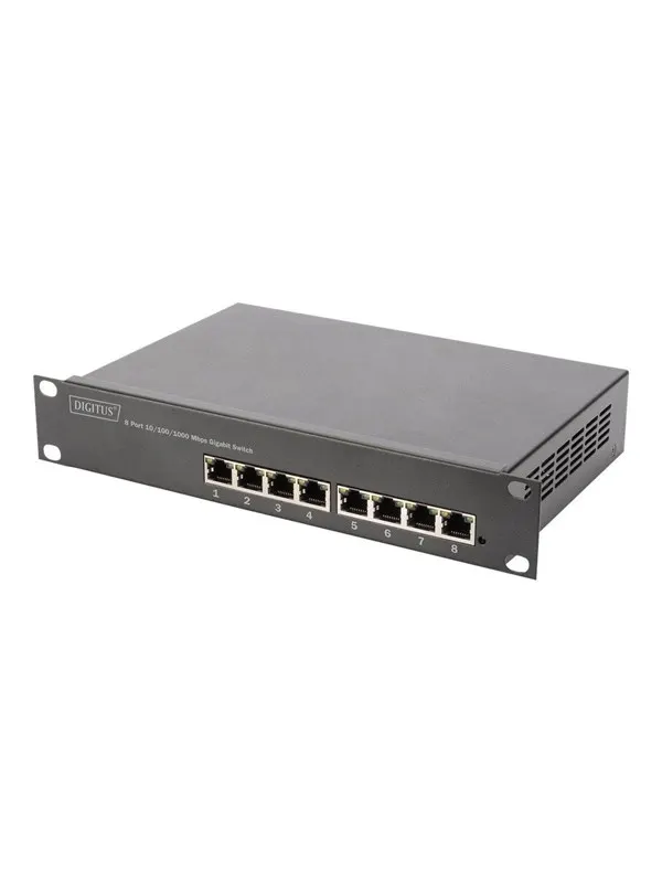 DIGITUS DN-95331 - switch - 8 ports - Managed - rack-mountable