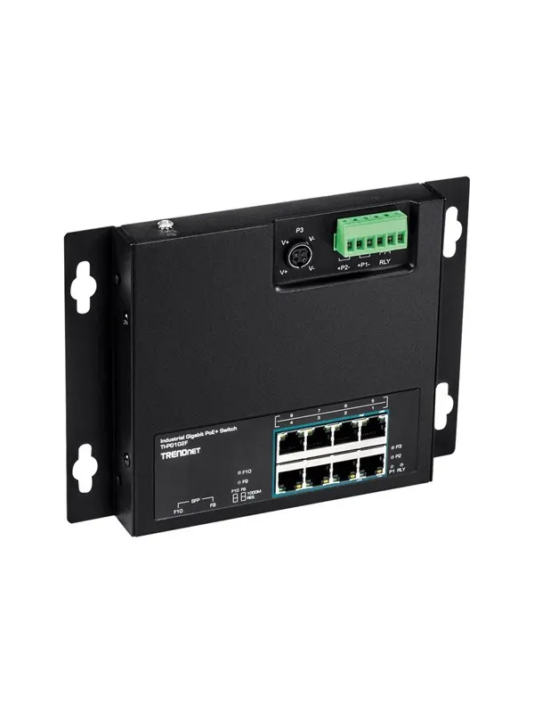 TRENDnet TI-PG102F - Industrial - switch - 10 ports