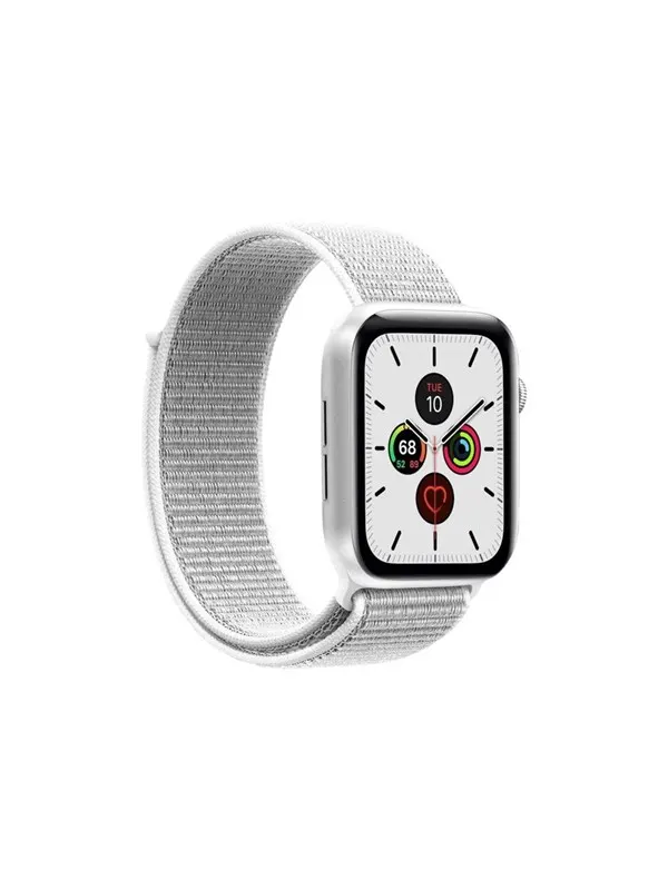 Puro Apple Watch Band 42-44mm S/M & M/L Nylon White