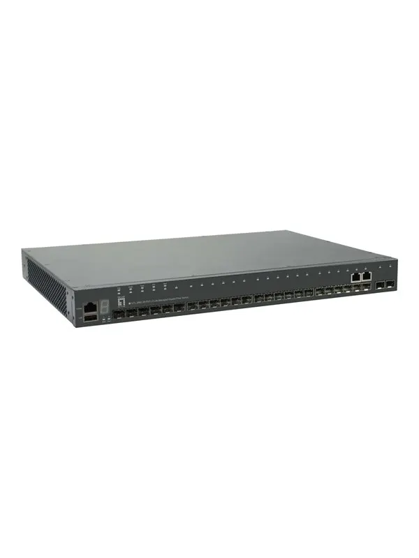 LevelOne GTL-2882 KILBY 28-Port Stackable L3 Lite Managed Gigabit Fiber Optic Switch