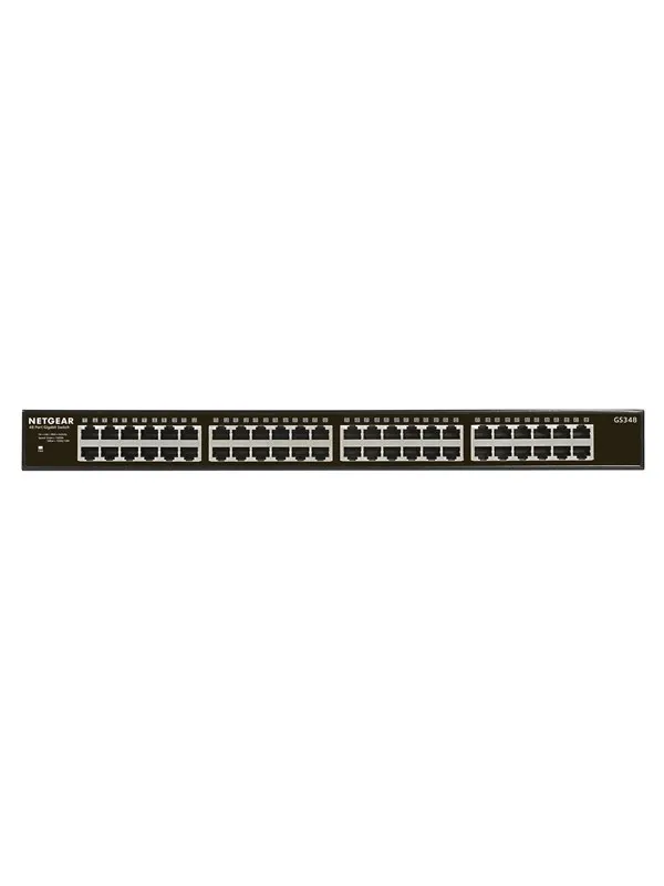 Netgear GS348 48-Port Gigabit Ethernet Unmanaged Essentials Switch