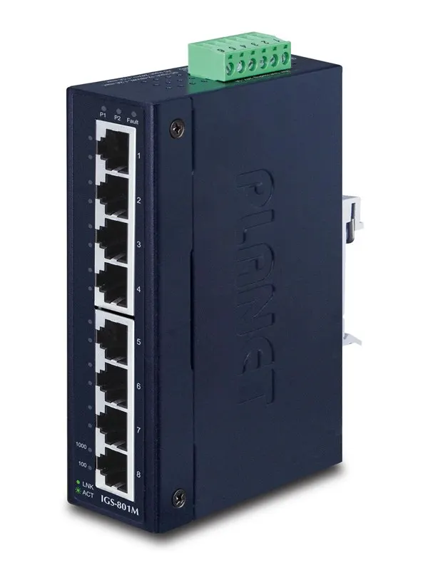 PLANET IGS-801M - switch - 8 portar - Administr